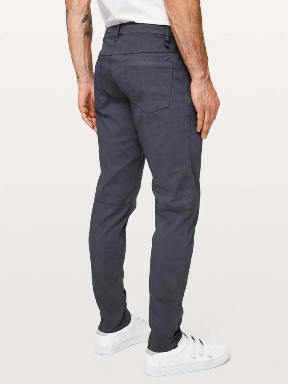 Lululemon Mens ABC Slim Fit 5 Pocket Pants Garment Dyed Gray 30